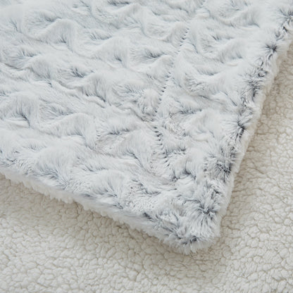 Snowy Owl Faux Fur Super Soft Throw Blanket