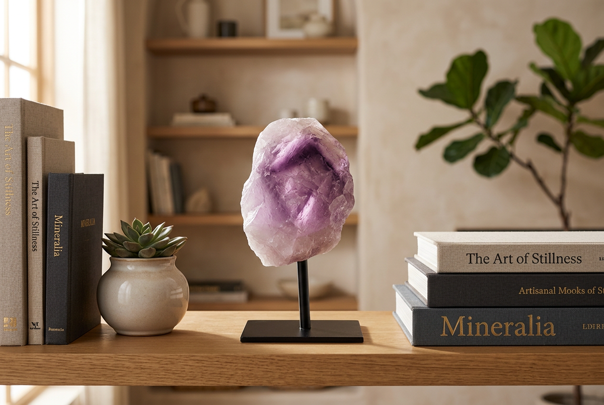 Raw Amethyst Crystal Lifestyle